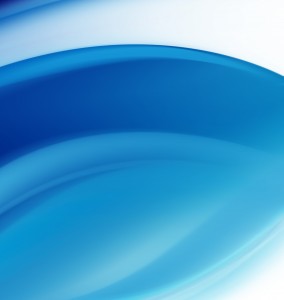 Blue White Waves