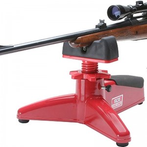 MTM Front rest with rifle