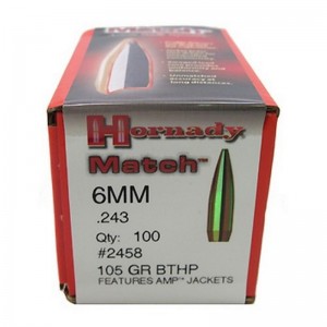 Hornady 243 105gr BTHP Match Box