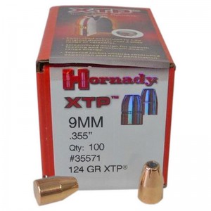 Hornady  9mm 124gr XTP1